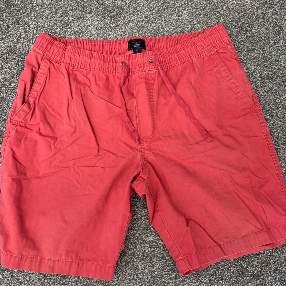 Men's Red Casual Shorts